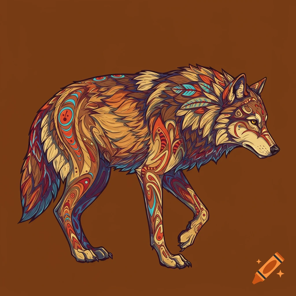 Wolf created on Craiyon