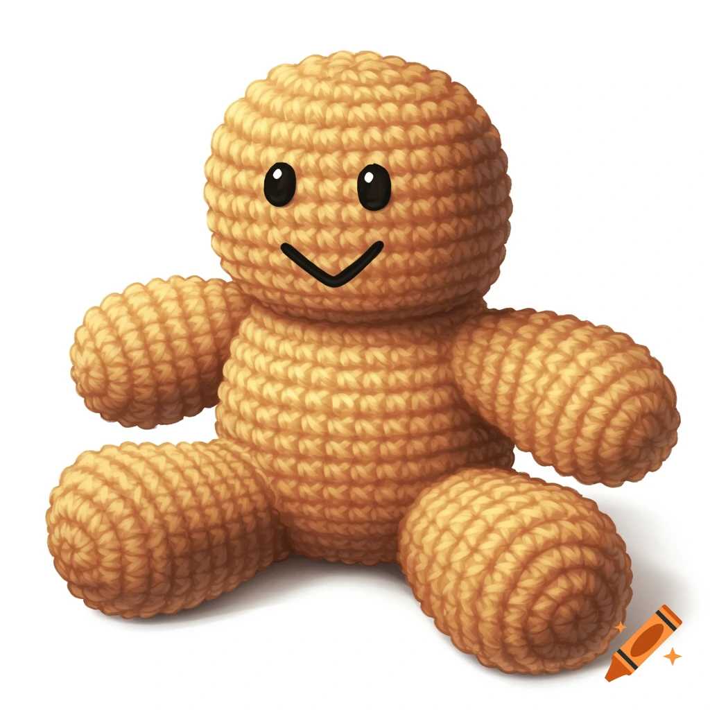 Crochet created on Craiyon