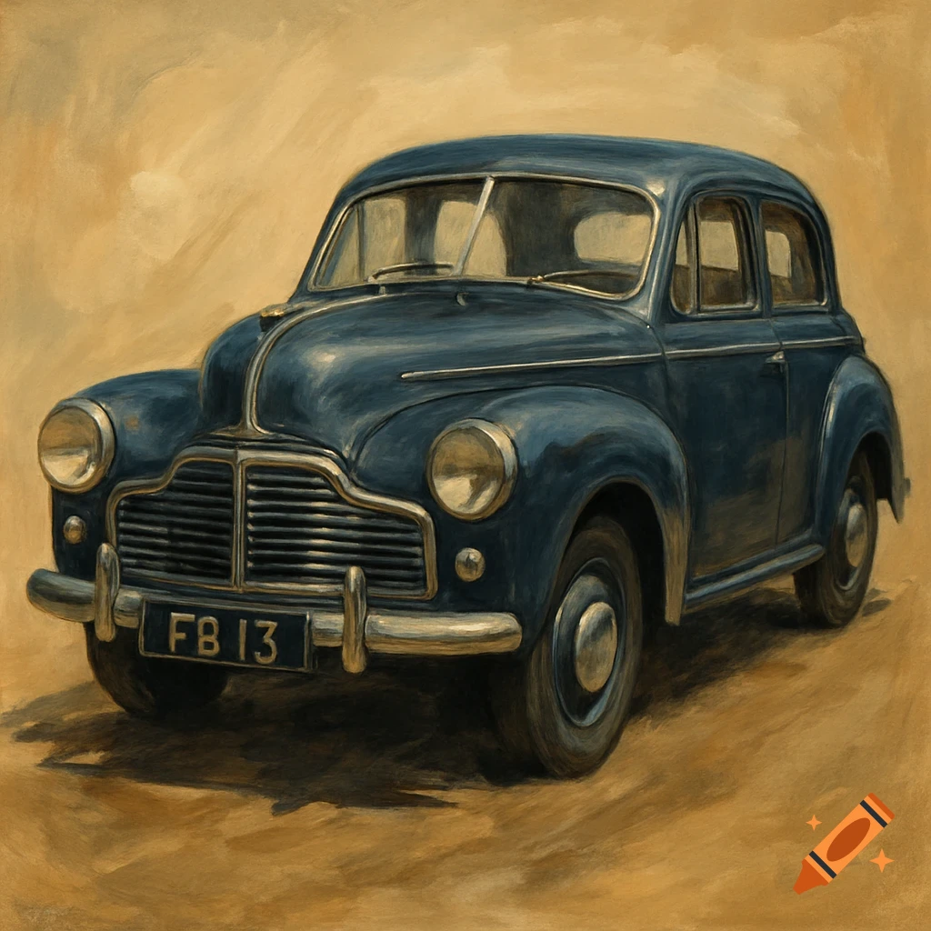 Vintage car created on Craiyon