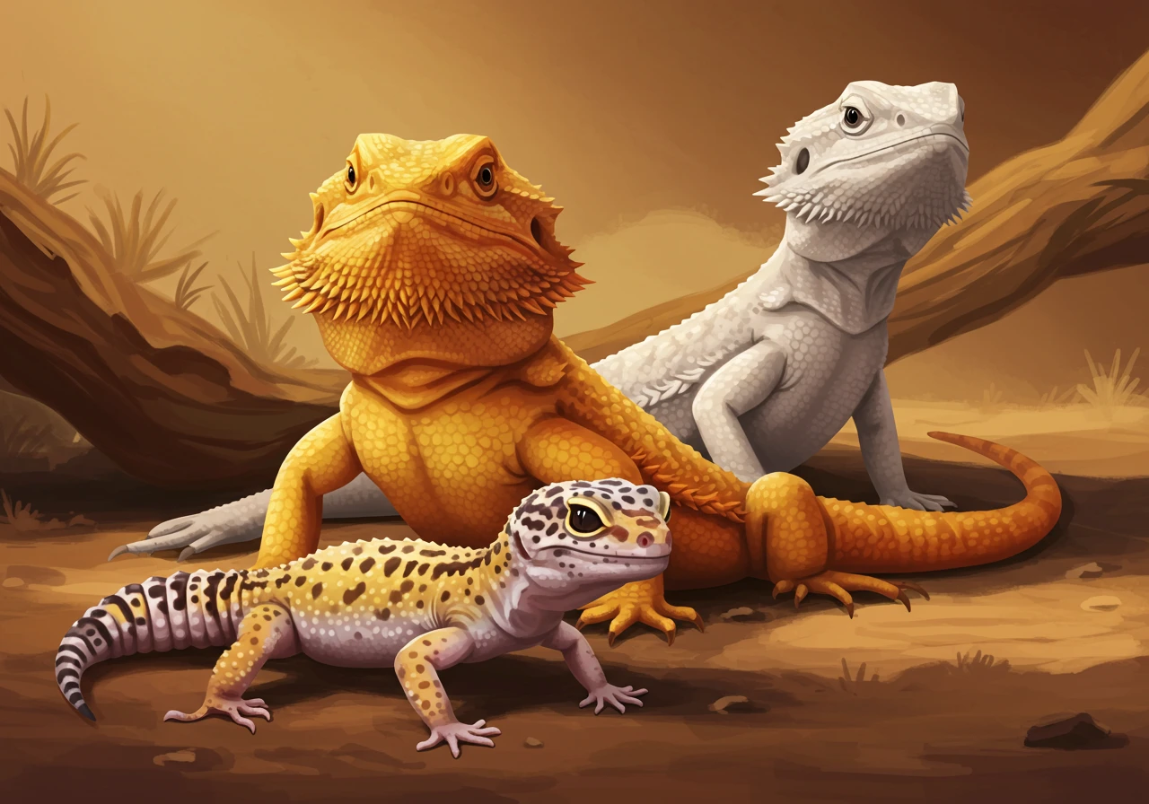 Lizards created on Craiyon