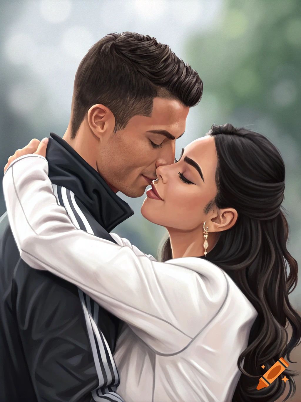 Couple created on Craiyon