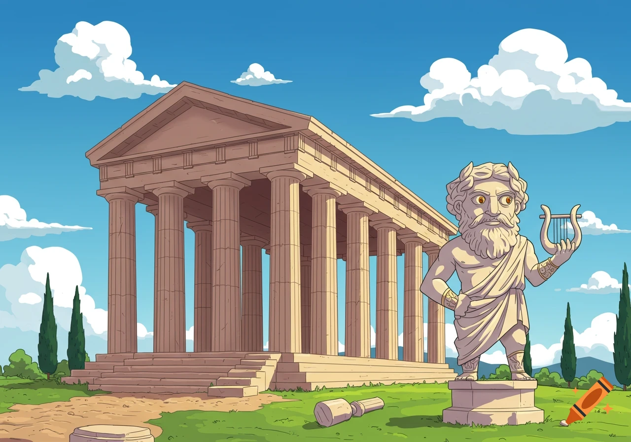 Ancient greece created on Craiyon