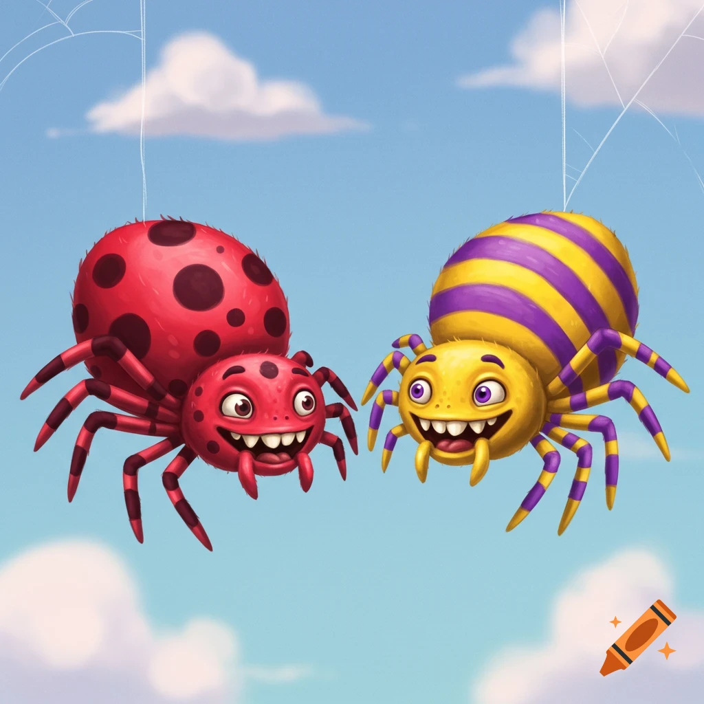 Spiders created on Craiyon