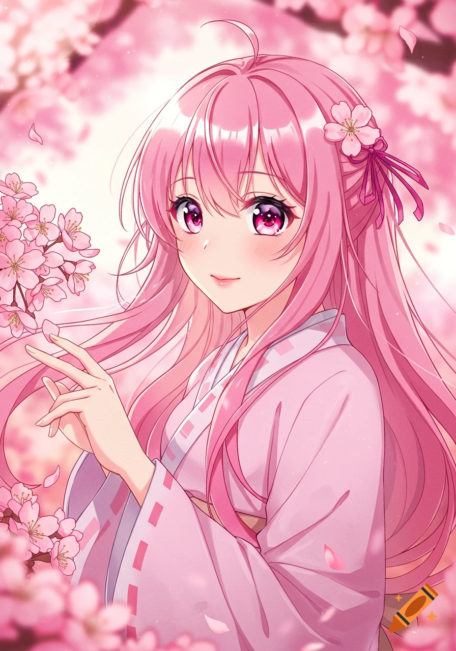 Cherry blossoms created on Craiyon
