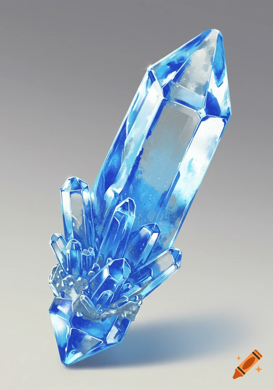 Crystal created on Craiyon