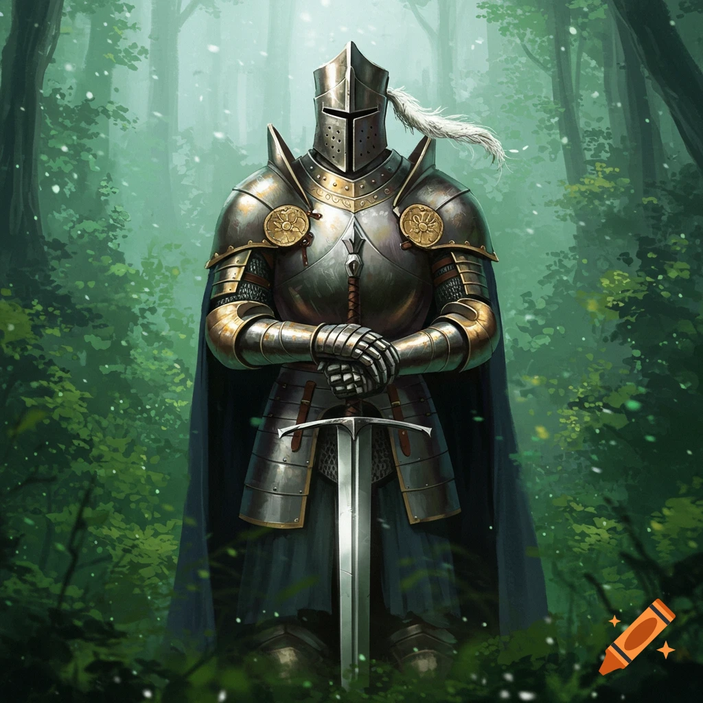 Knights created on Craiyon