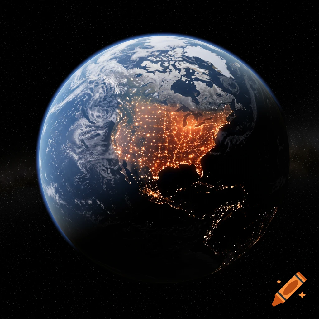 Earth created on Craiyon