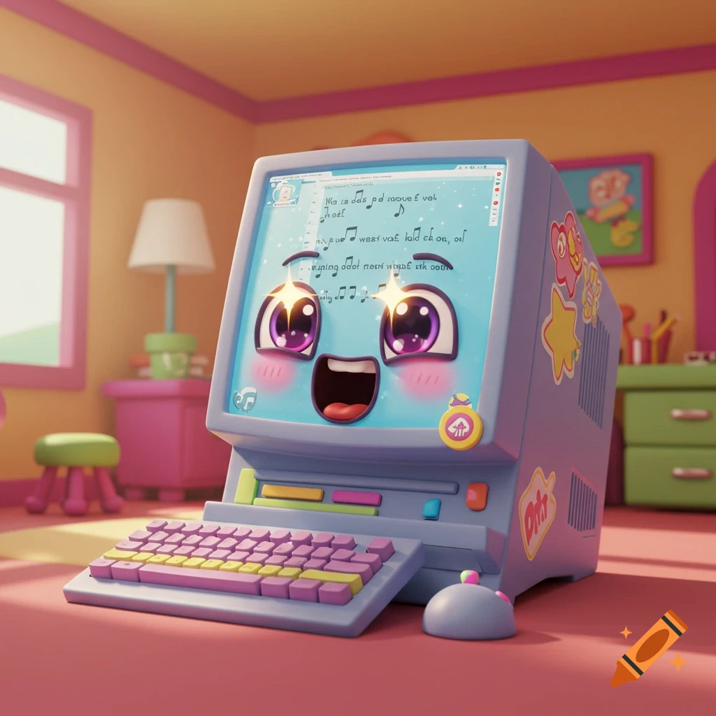 Computer created on Craiyon