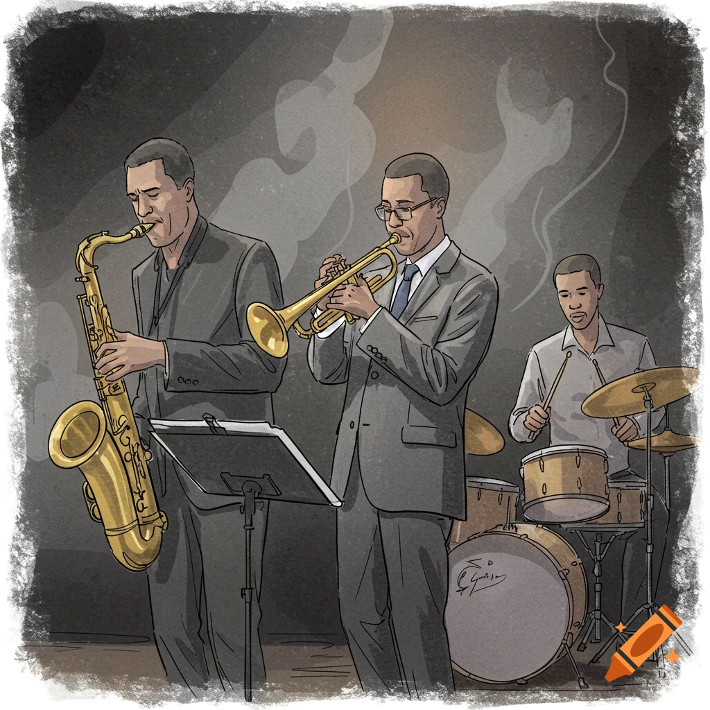 Musicians created on Craiyon