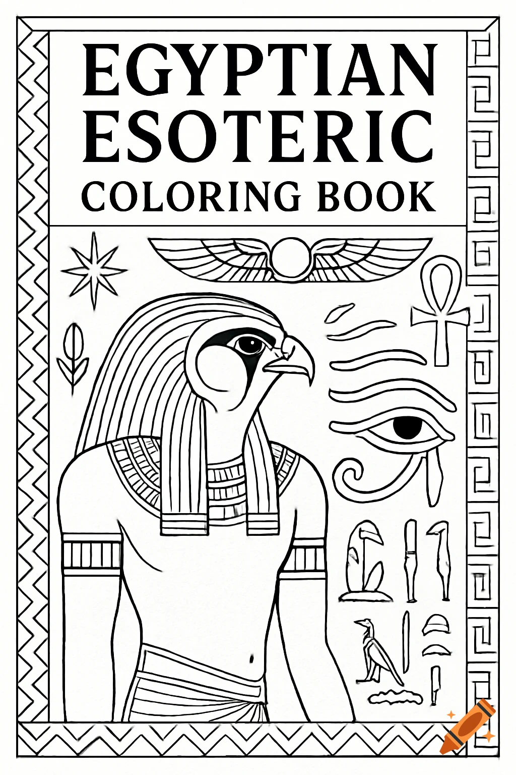 Egyptian mythology created on Craiyon