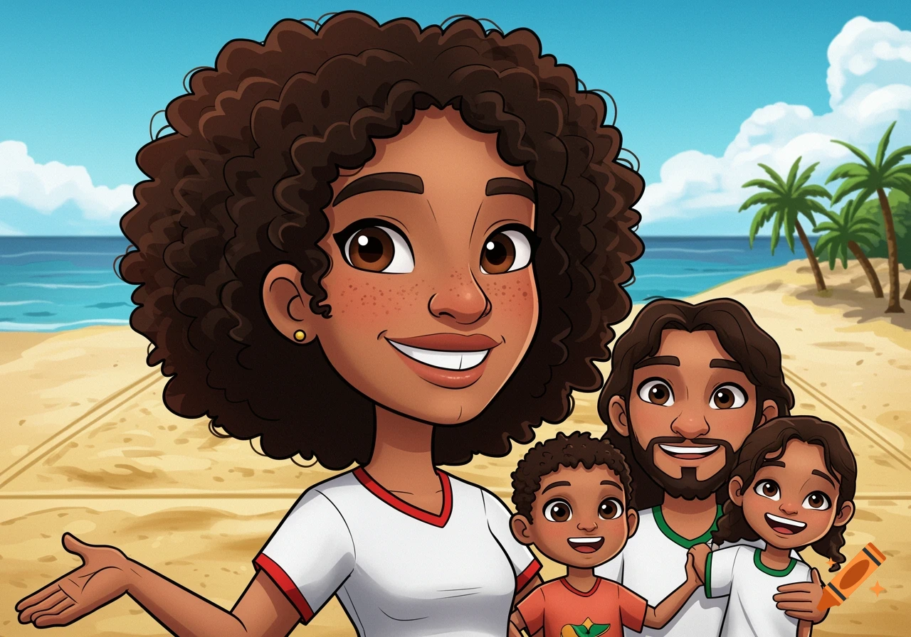 Family created on Craiyon