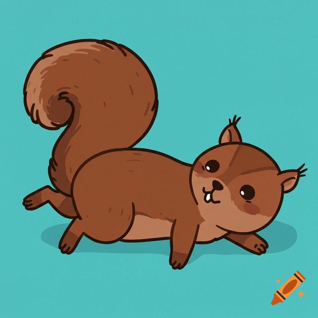Squirrel created on Craiyon