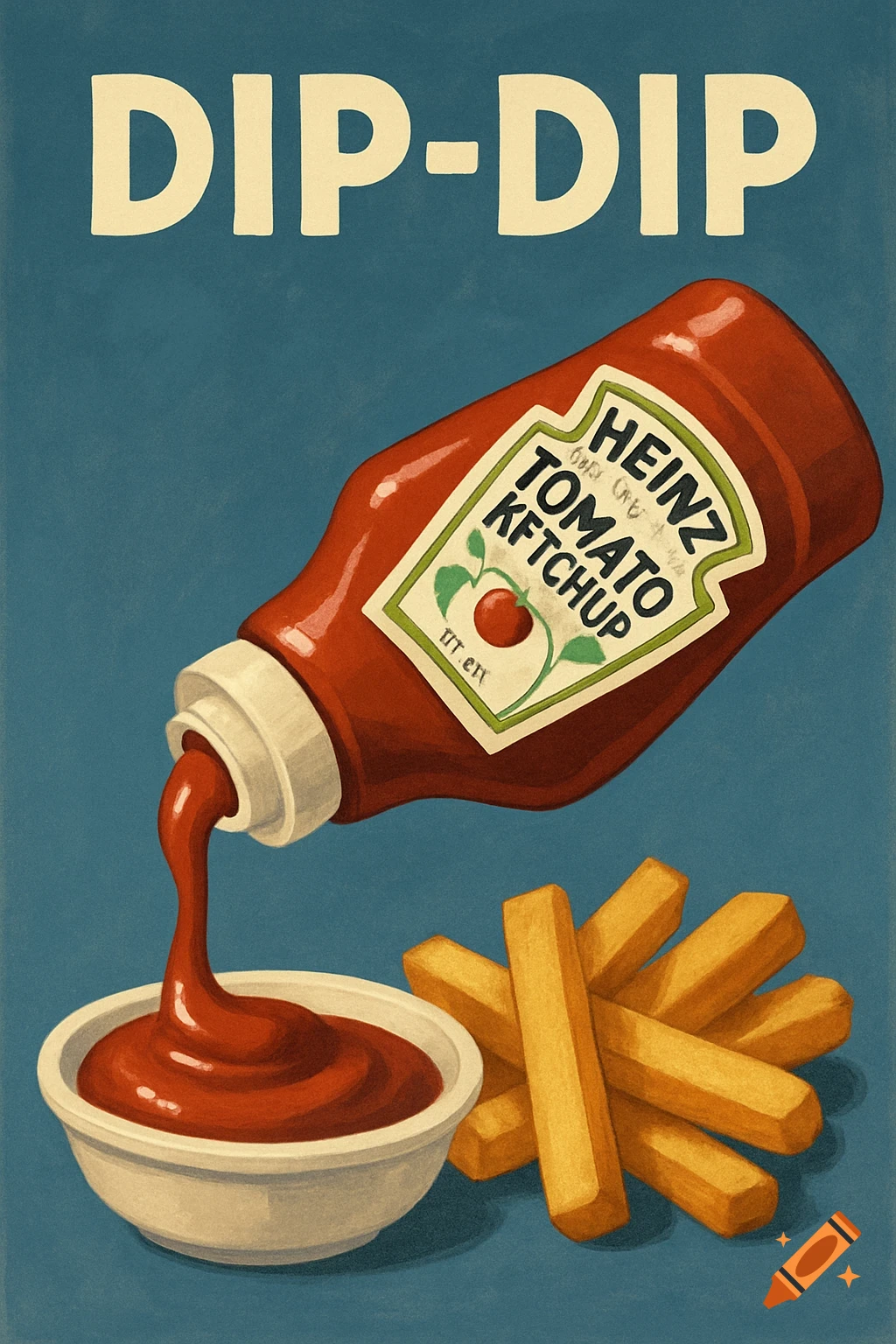 Retro art created on Craiyon