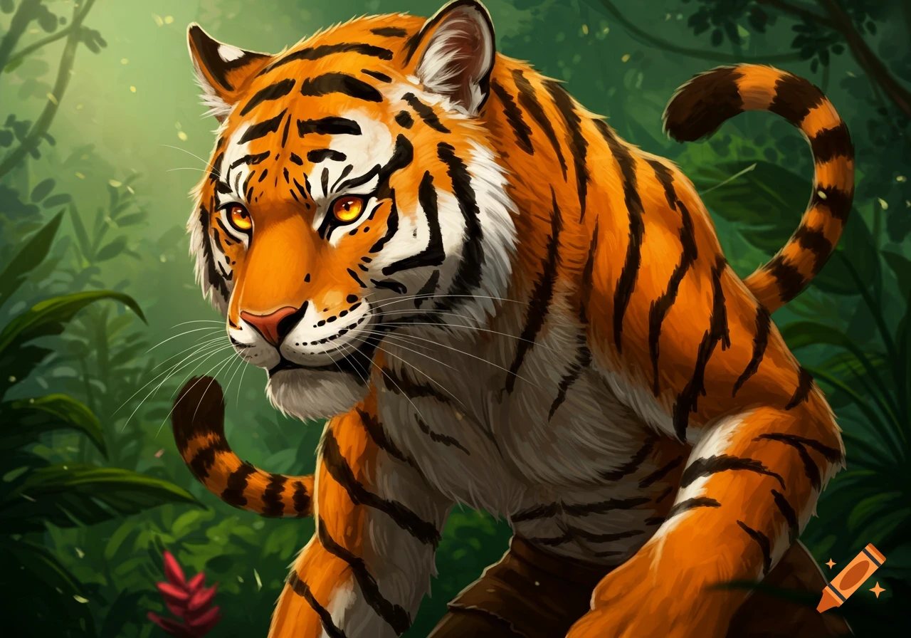 Tigers created on Craiyon