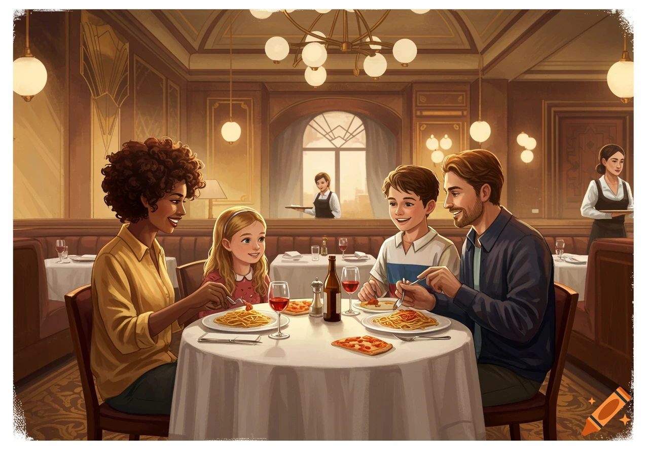 Restaurant created on Craiyon