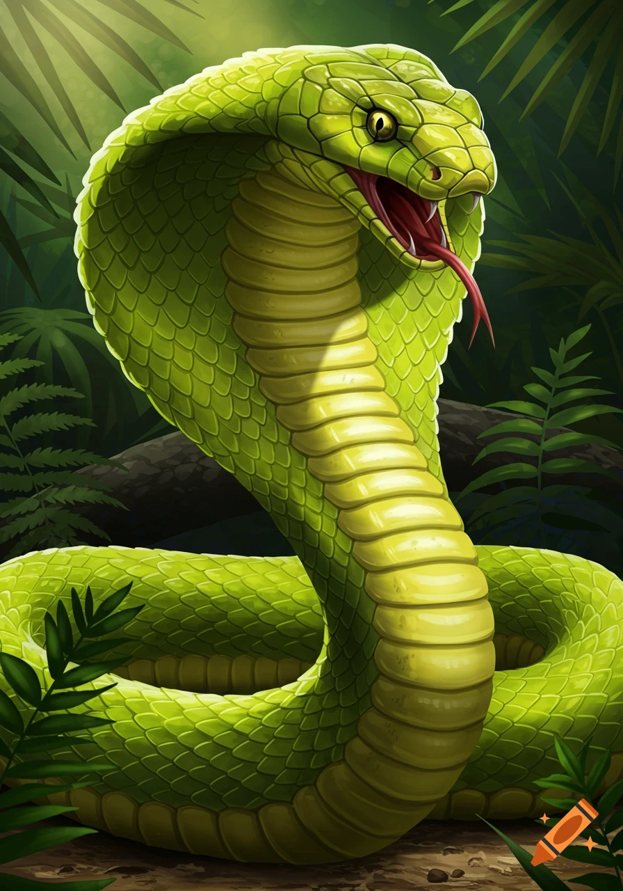 Snakes created on Craiyon