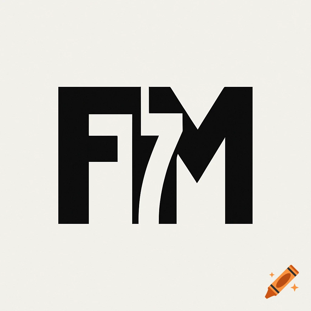 A black logo displaying the letters F and M where the white negative space between them forms the number 17.