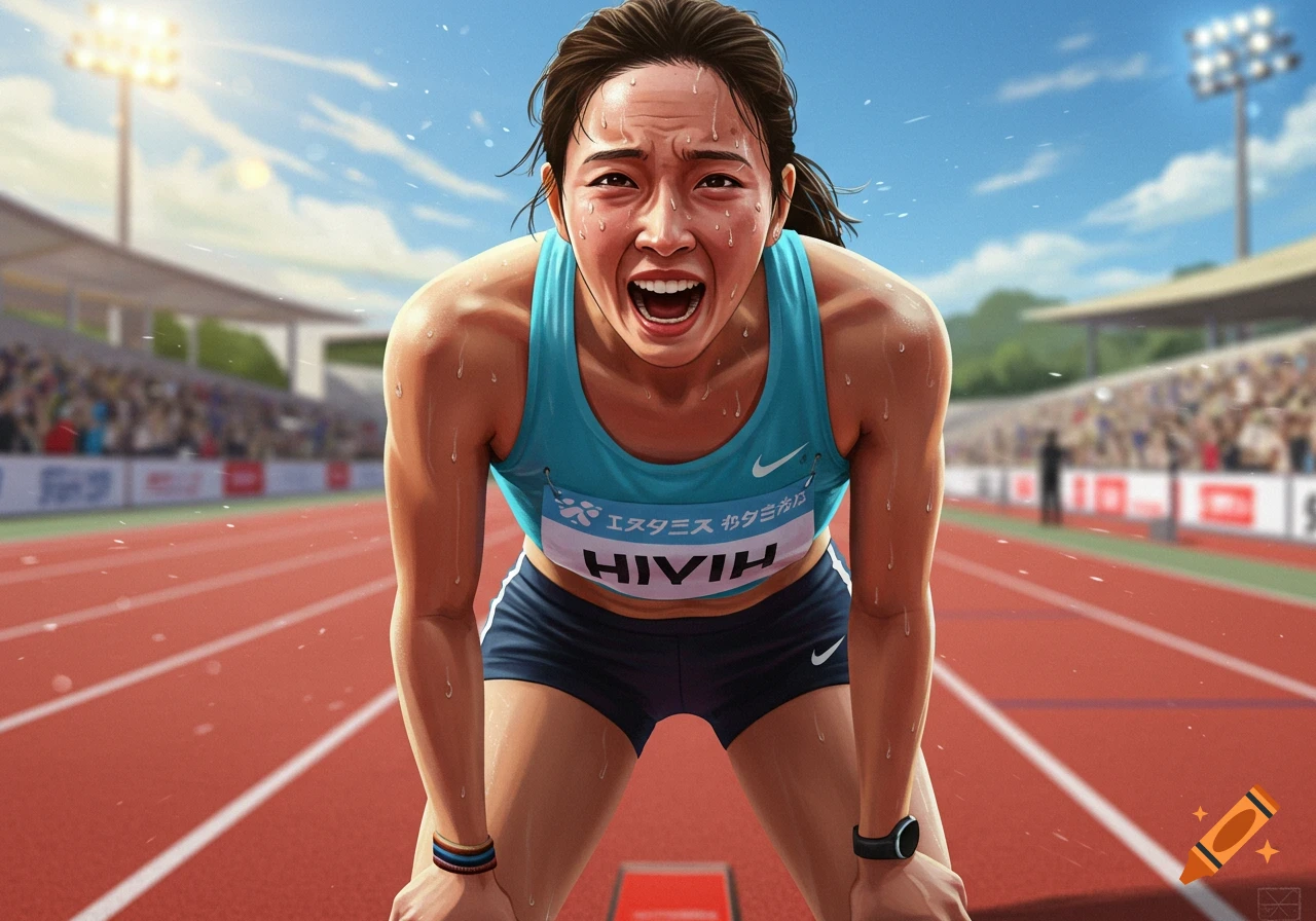 Athletics created on Craiyon