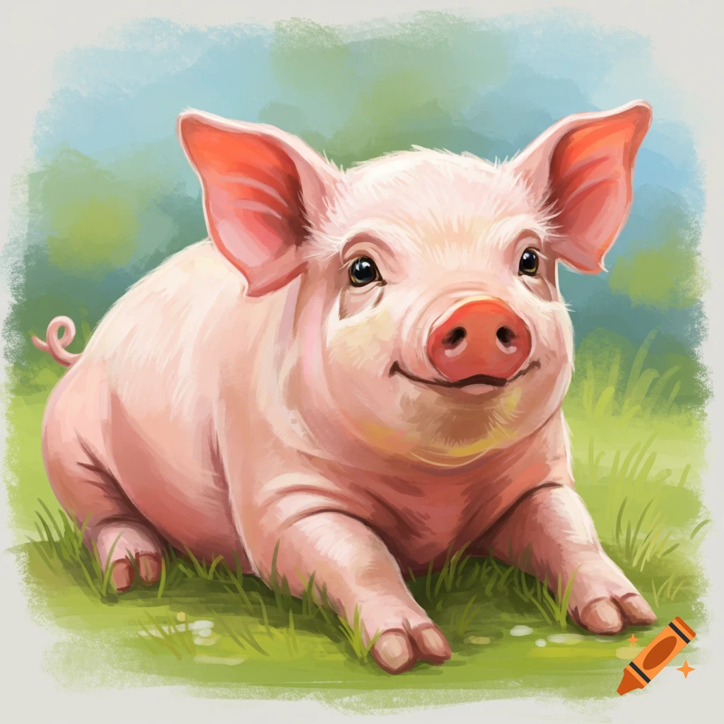Pigs created on Craiyon