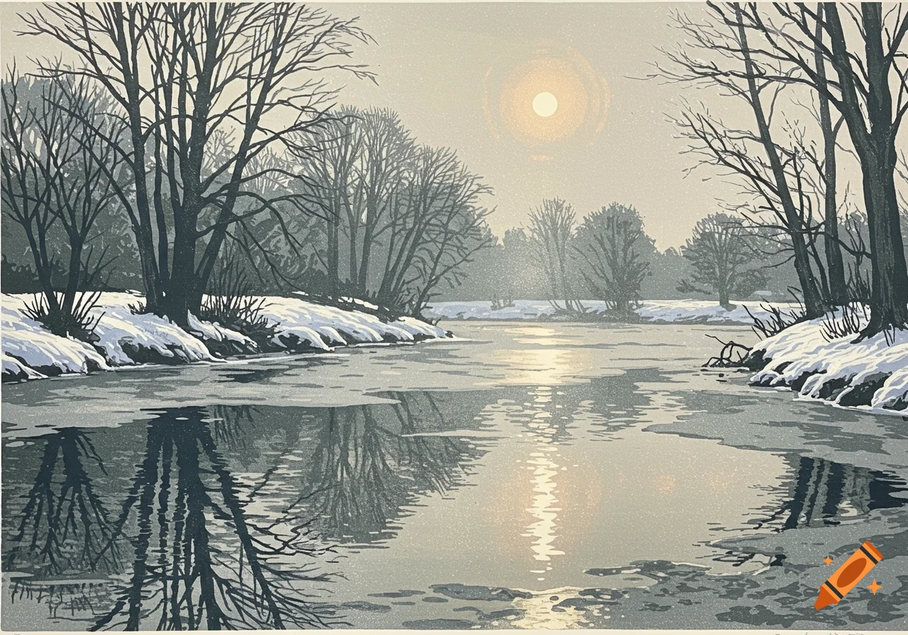 Winter created on Craiyon