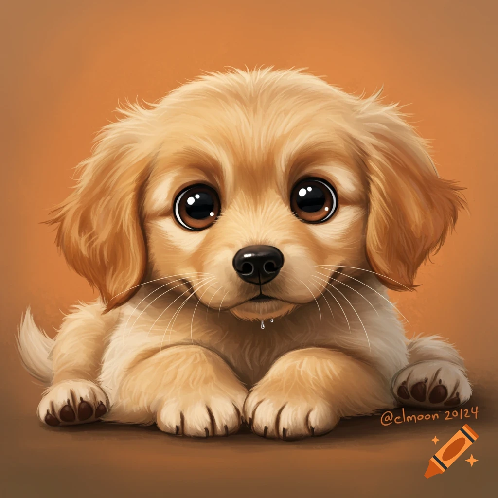 Puppy created on Craiyon