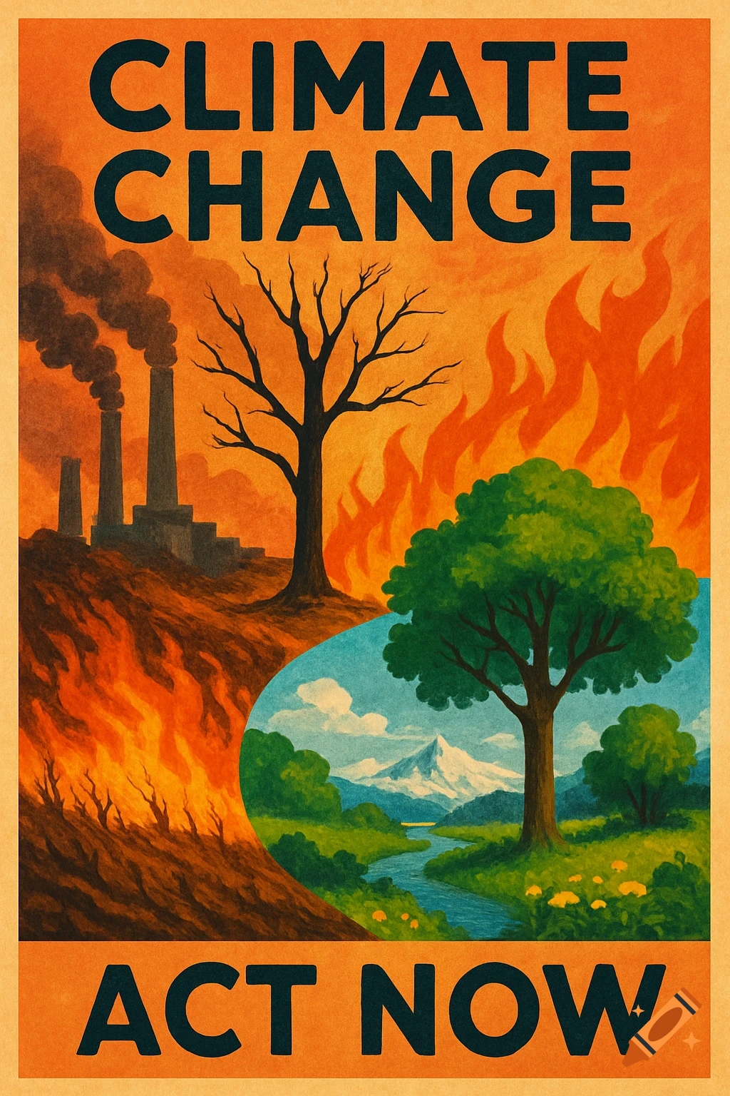 Environmental created on Craiyon