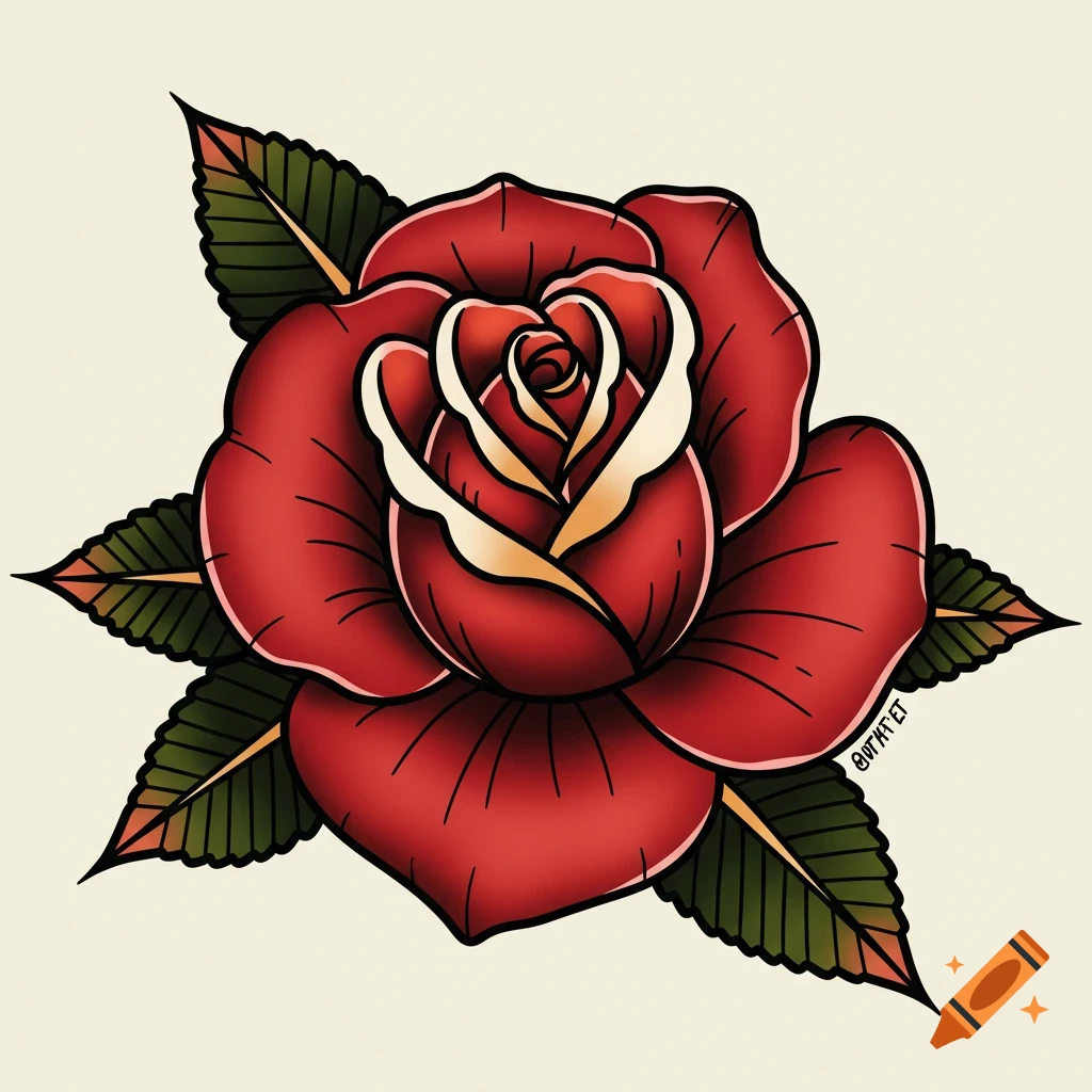 Rose created on Craiyon