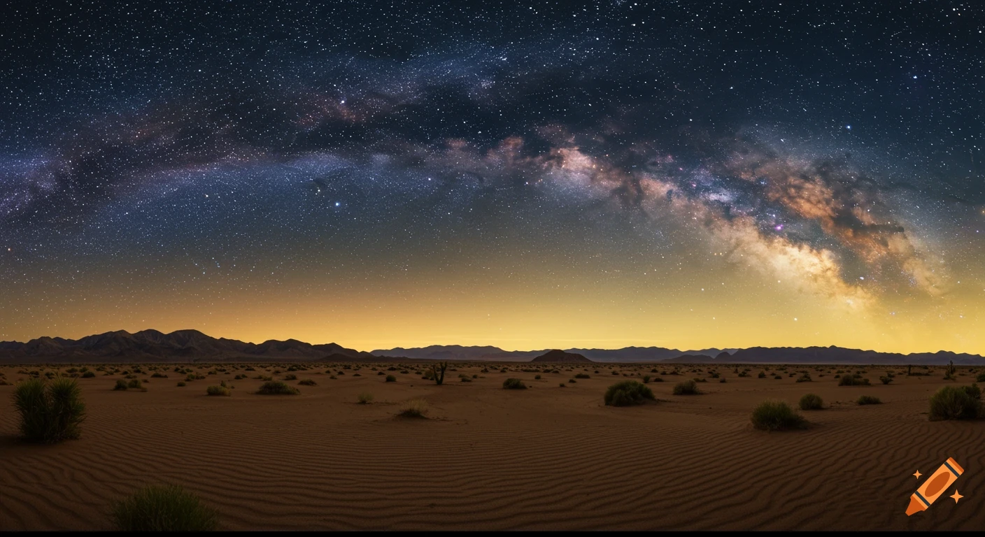 Night sky created on Craiyon