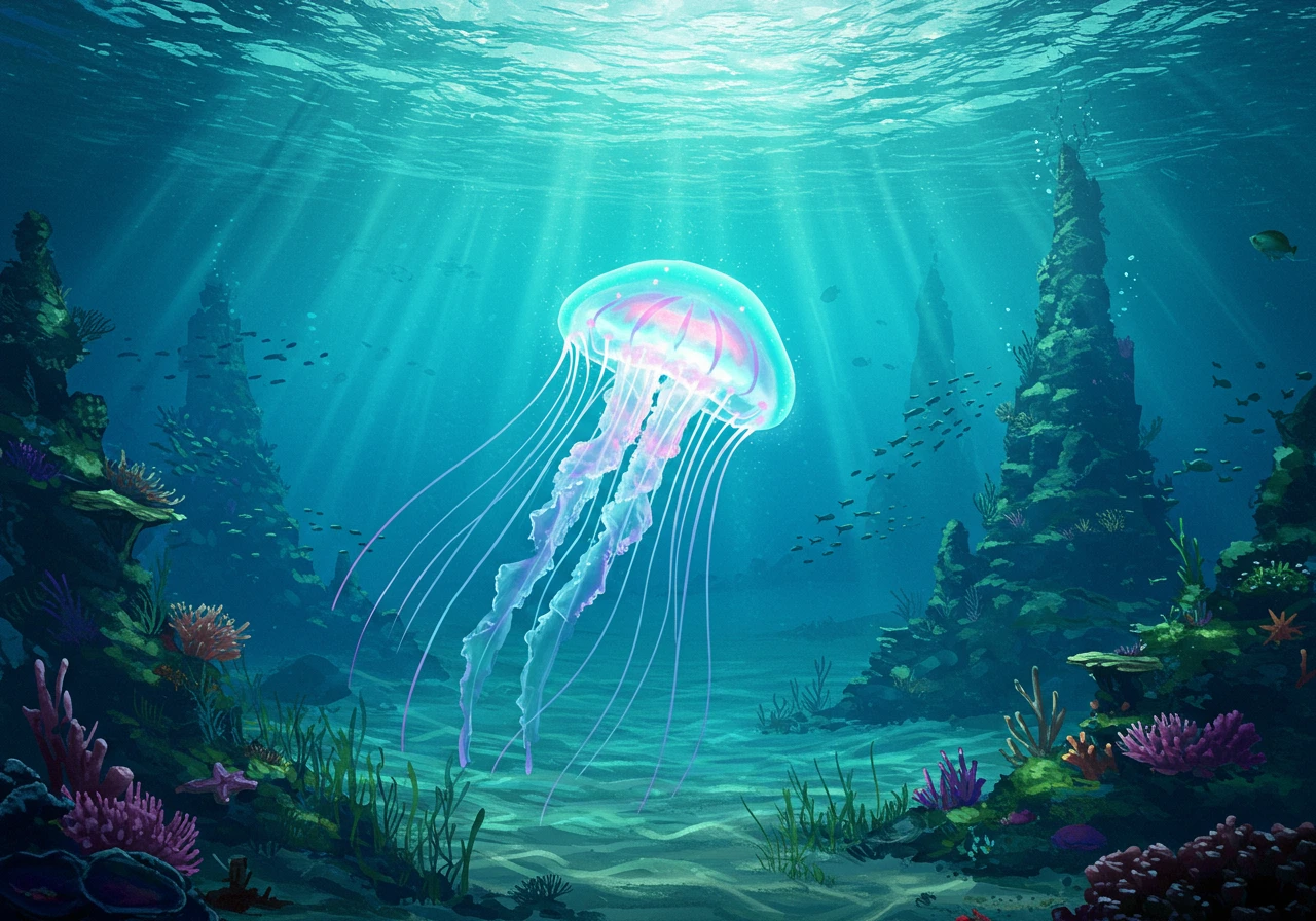 Underwater created on Craiyon