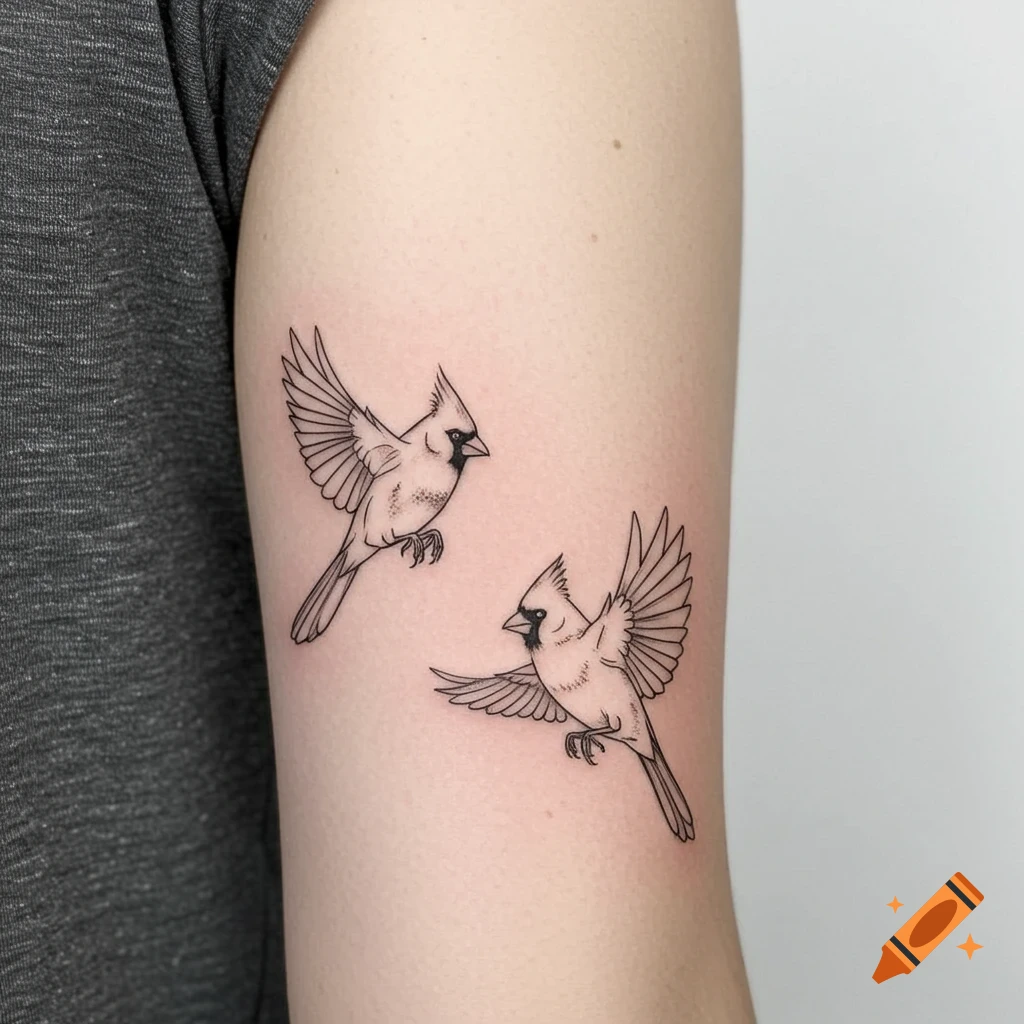 Sparrow Tattoo created on Craiyon, image size:1024x1024