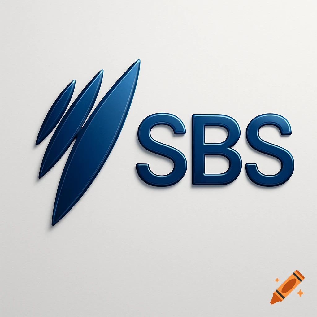 A blue 3D logo with the letters 'SBS' next to three stylized blue streaks on a white background.