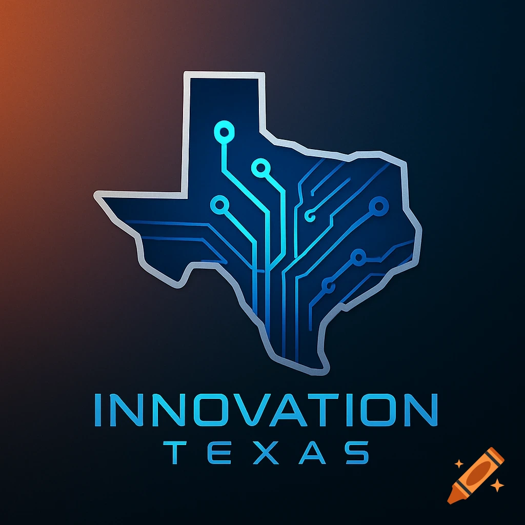 A logo featuring a circuit board design inside the outline of the state of Texas with 'INNOVATION TEXAS' text below.