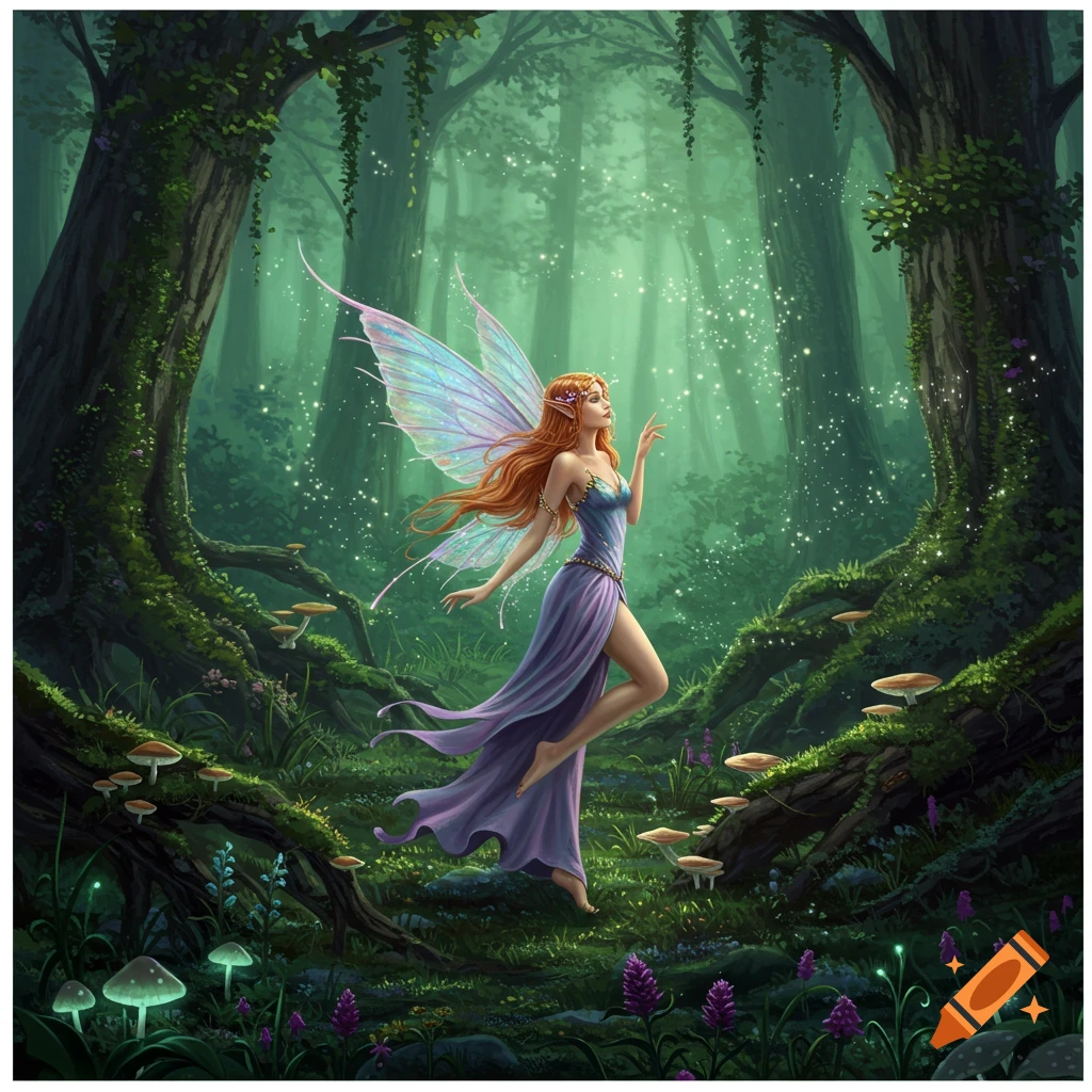 『Forest Fairy Healing.*』シーグラスアート Forest Fairy Healing.*』シーグラスアート
