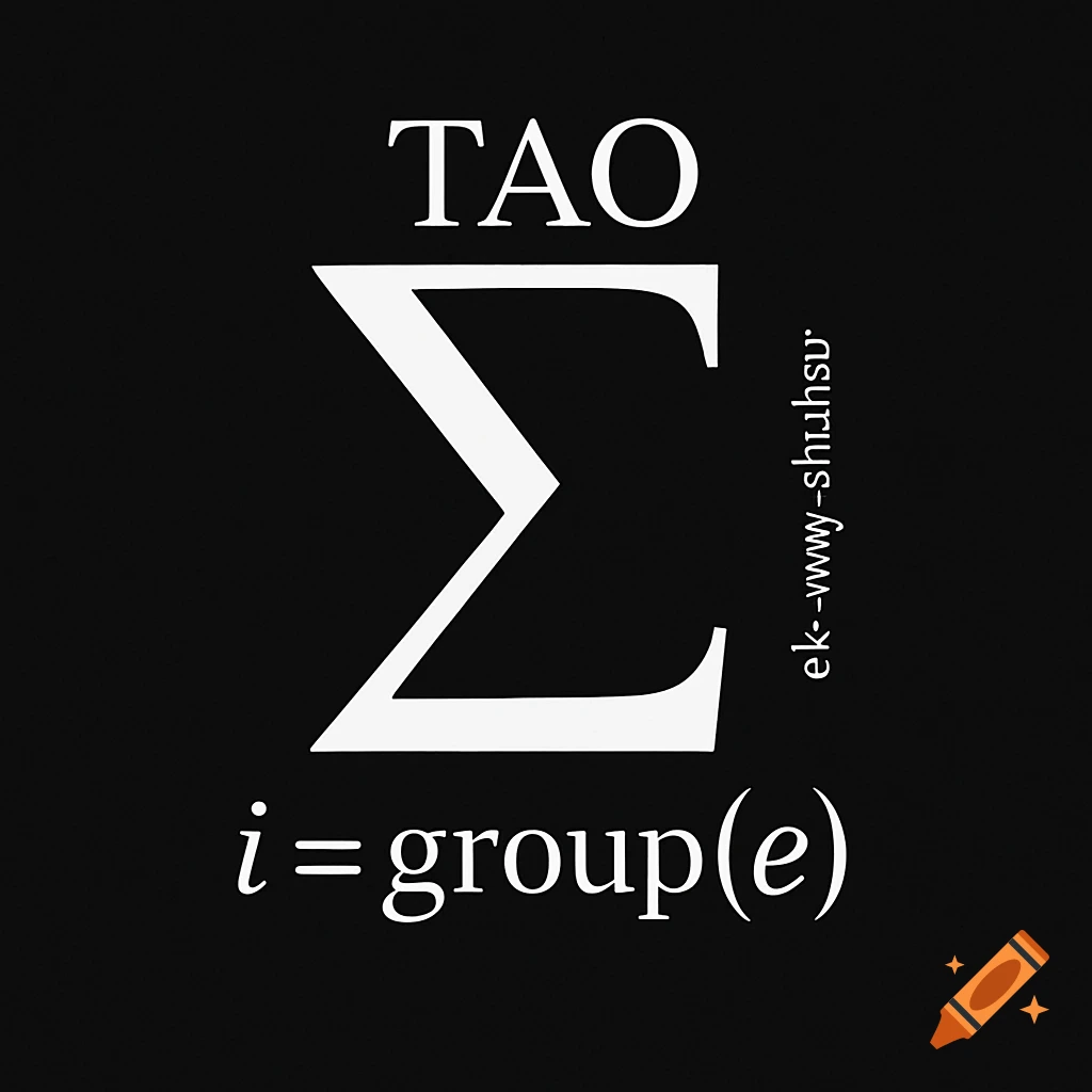 White text and a large summation symbol on a black background.