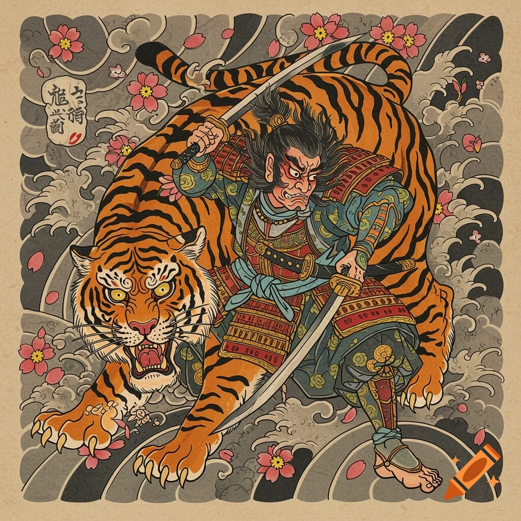SAMURAI by レシェック ガチュコフスキ 絵画 SAMURAI by レシェック ガチュコフスキ 絵画
