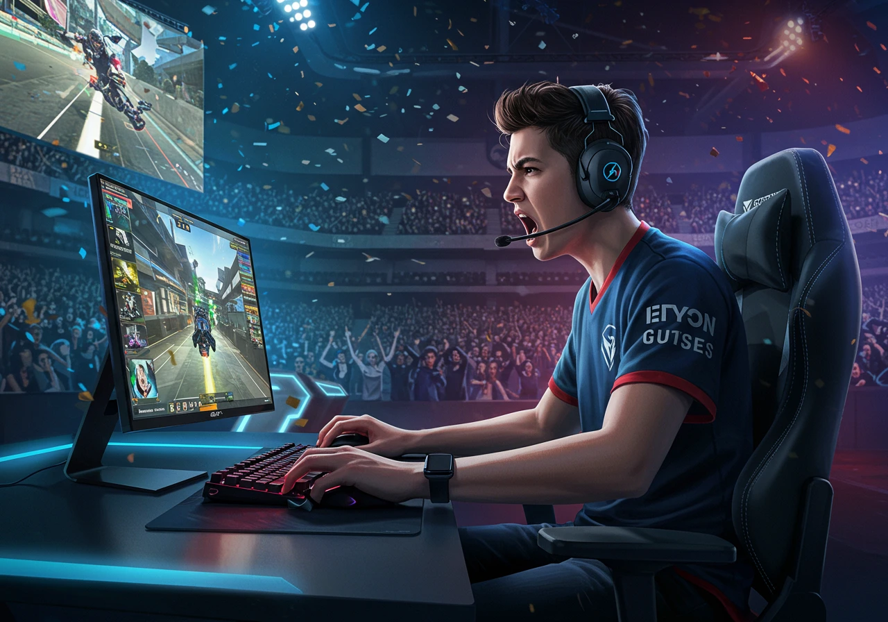 Gaming created on Craiyon