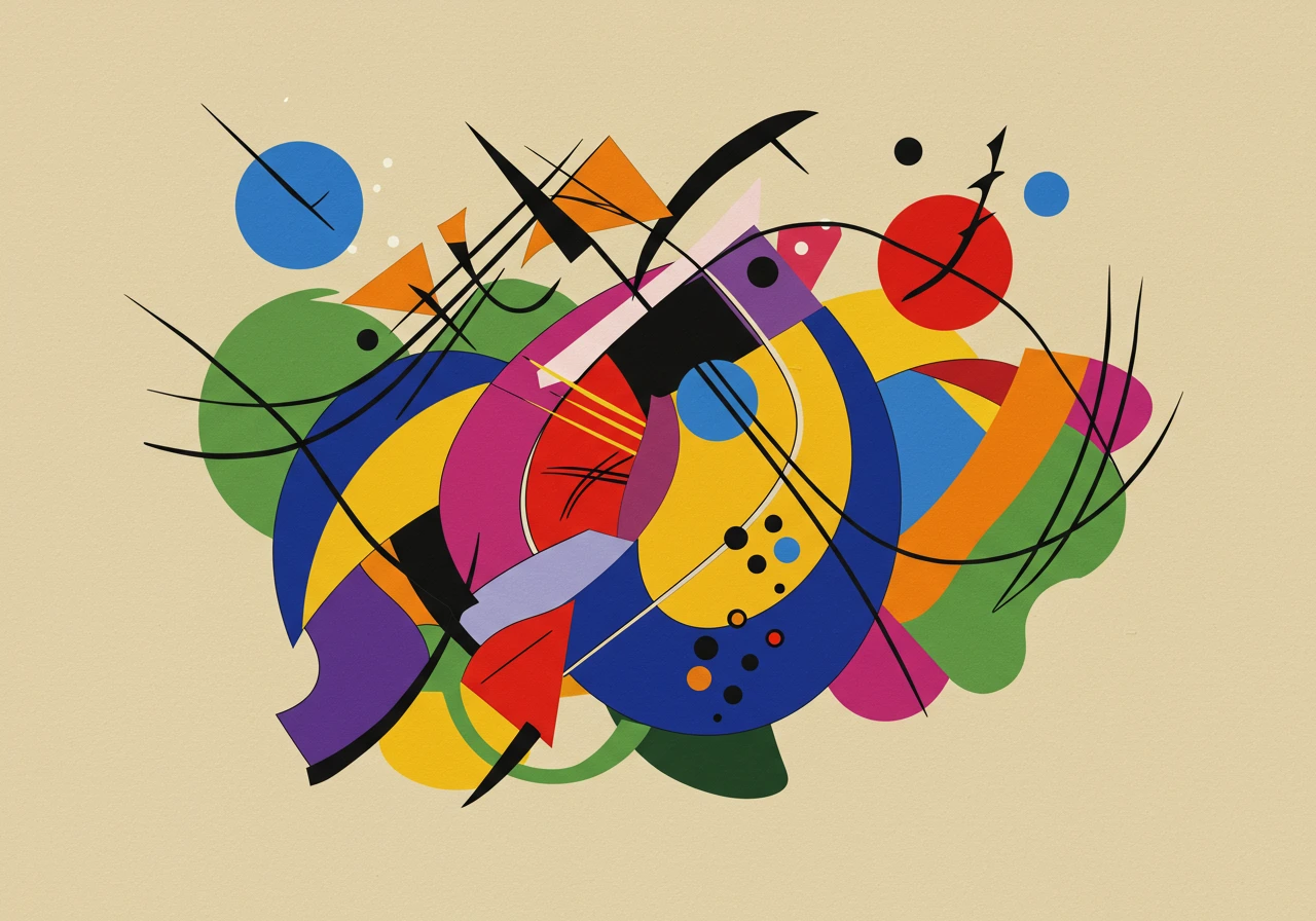 Abstract art created on Craiyon