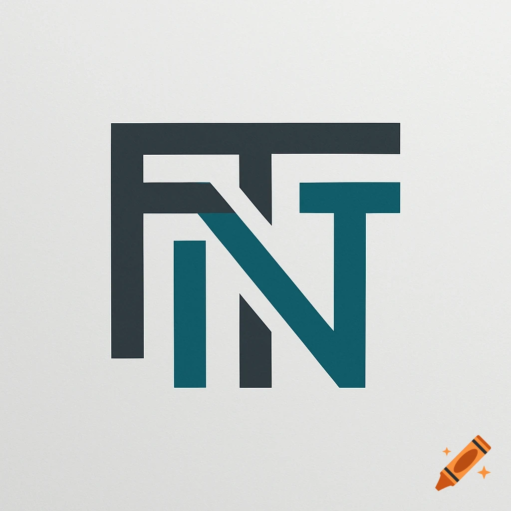 A modern, geometric logo featuring overlapping letters F, N, and T in dark gray and teal.