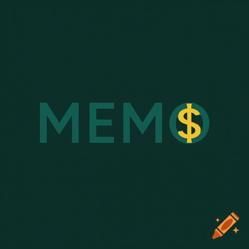 A green 'MEMO' logo with a yellow dollar sign replacing the 'O' on a dark green background.