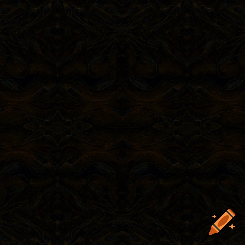 A very dark, repeating abstract pattern with subtle brown and blue shapes.
