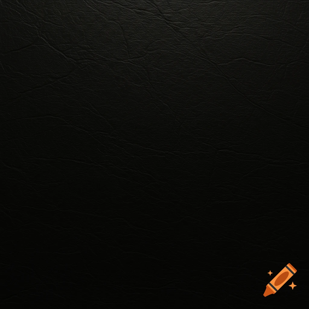 A black leather texture with subtle wrinkles and creases.
