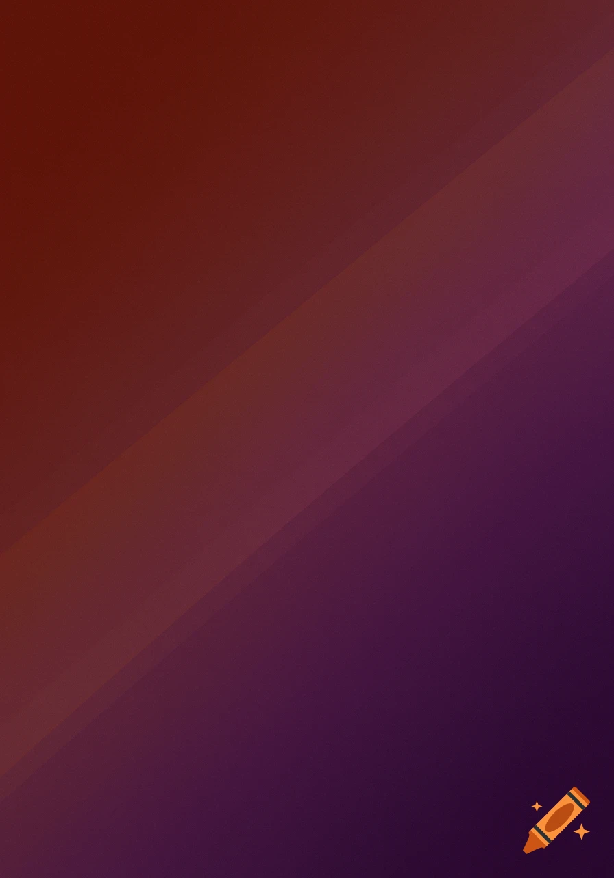 A diagonal gradient background transitioning from reddish-brown to purple with subtle diagonal lines.
