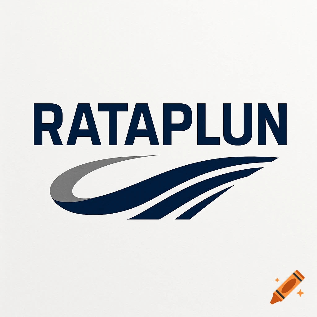 Professional logo with 'RATAPLUN' text and a stylized blue and gray swoosh graphic.