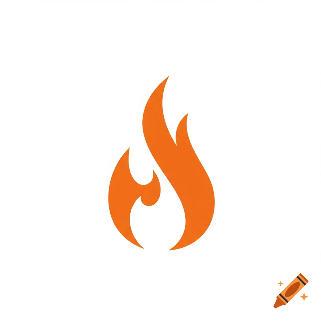 A simple orange flame icon.