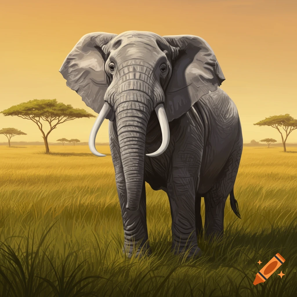 Grappige afbeelding van een olifant op een fiets on Craiyon, image size:1024x1024