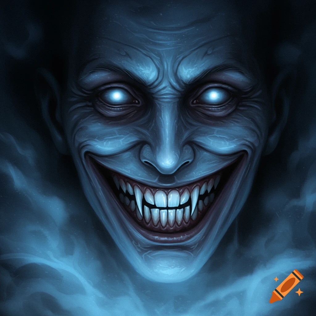 Funny Scary Face Meme created on Craiyon, image size:1024x1024