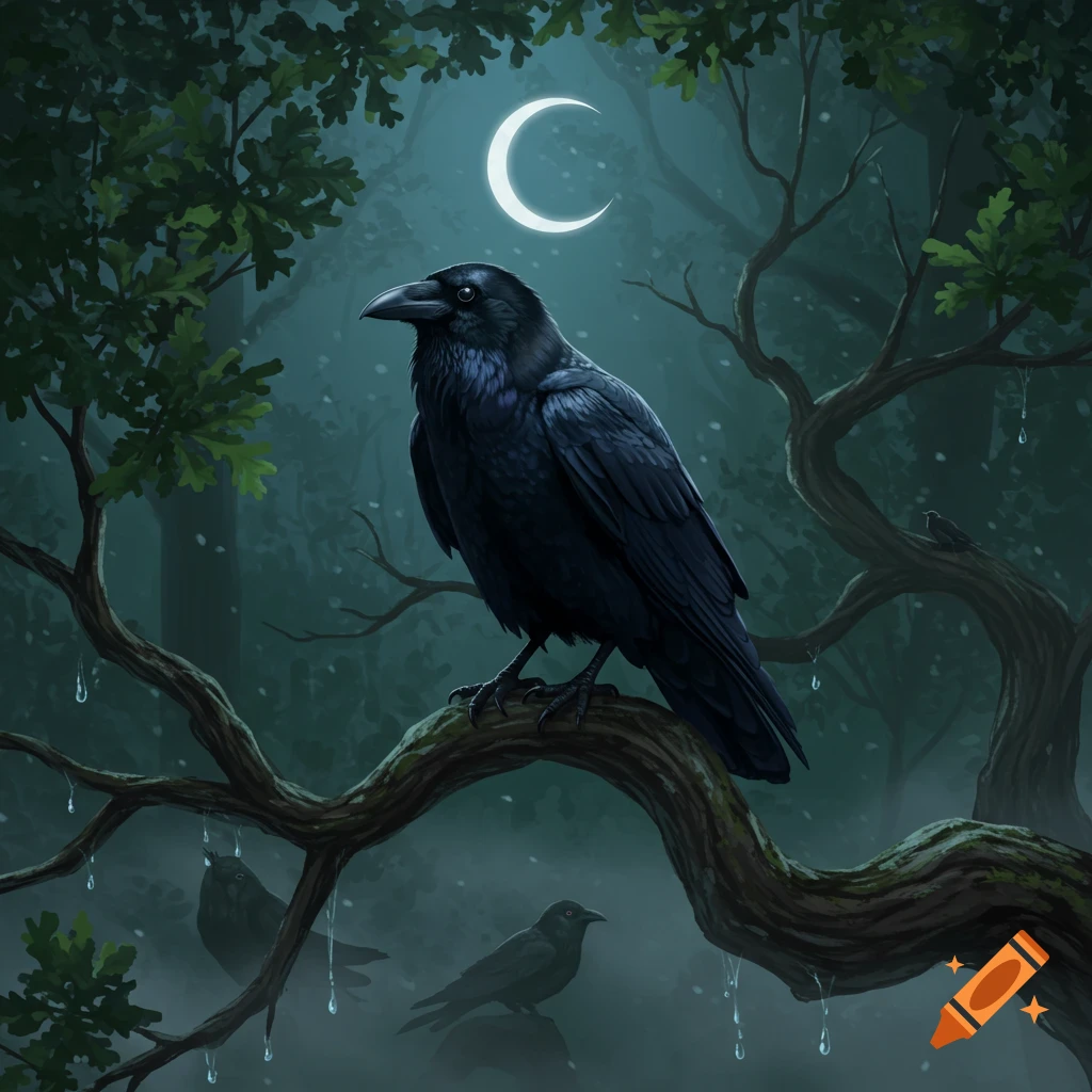 andmary Raven gather set up black Raven gather set up BLACK