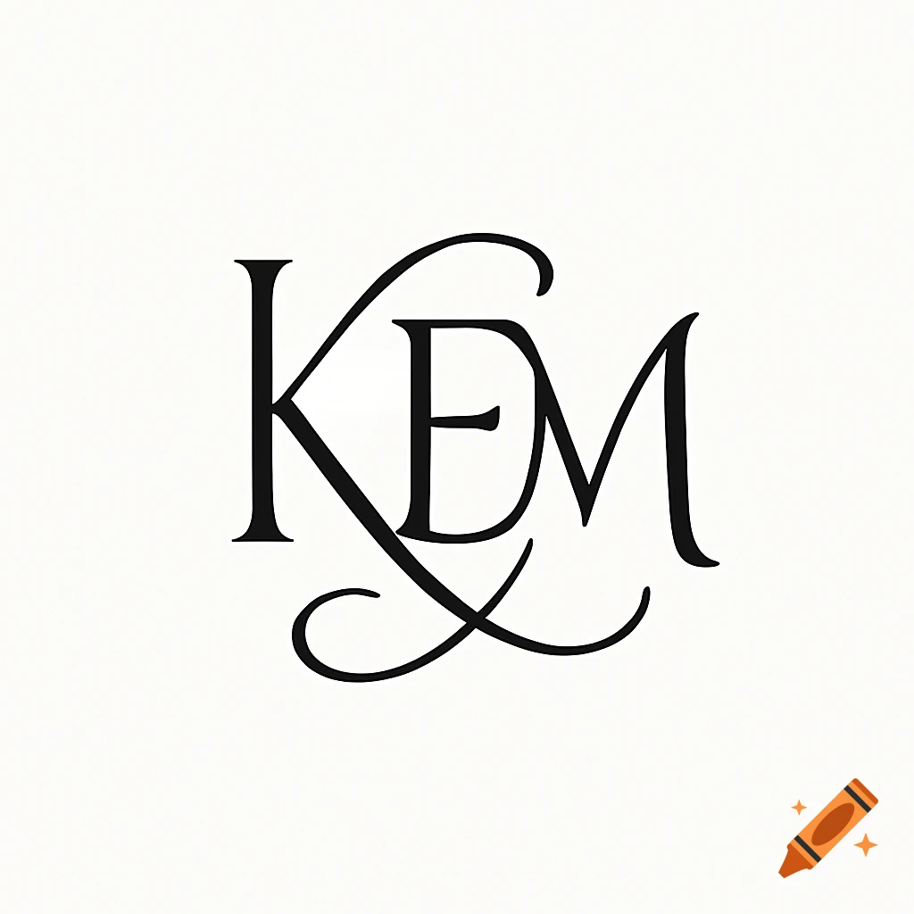 Luxury Kmk Logo With Shading created on Craiyon, image size:1024x1024