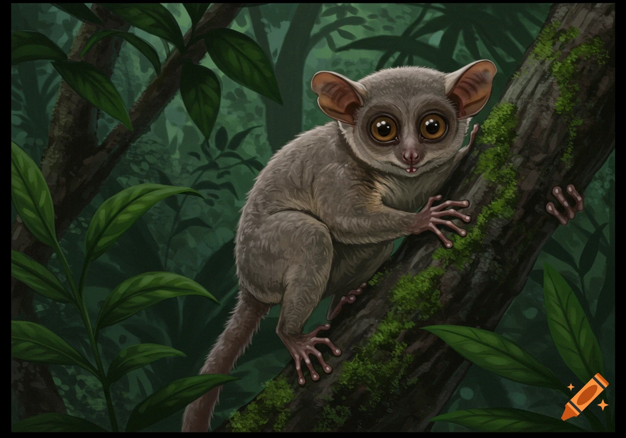 Fossa created on Craiyon, image size:1280x896