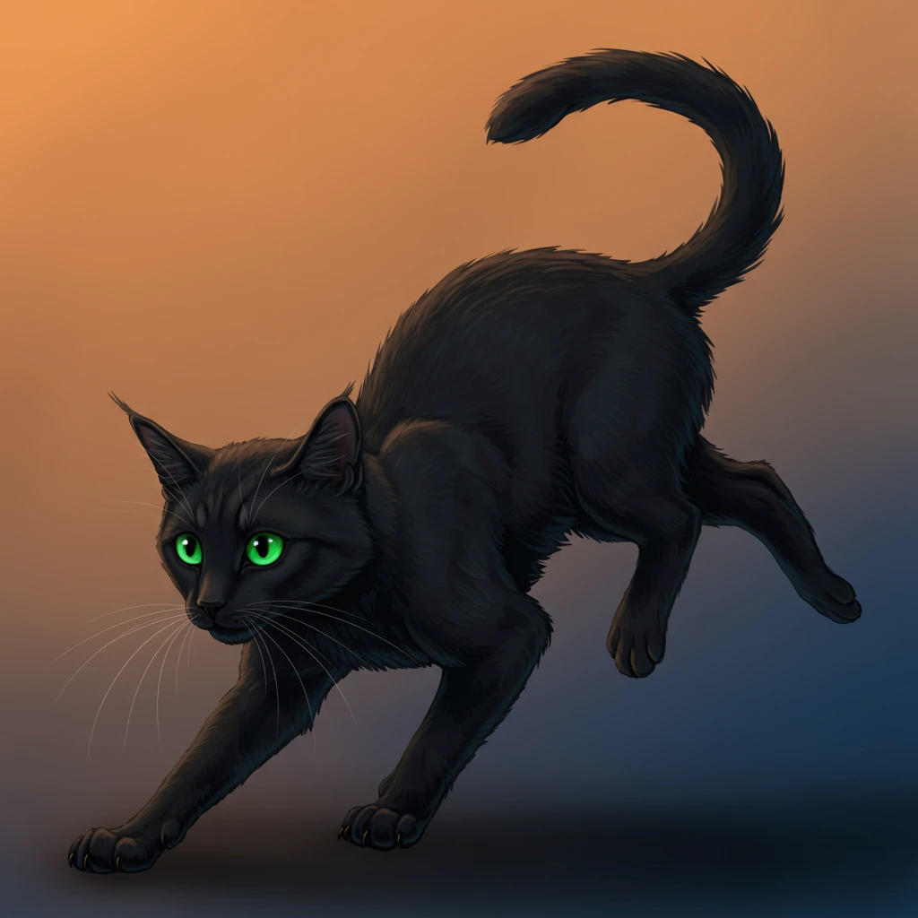 simple cat illustration